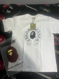 Chrome heart Bape Teeshirt