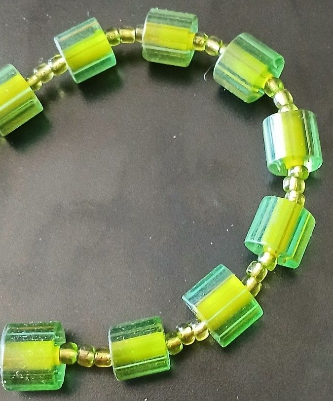 Green Beaded Necklace