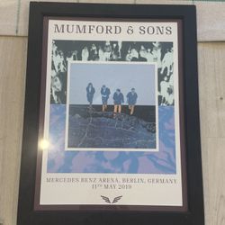 Mumford and Sons Delta Tour Poster Berlin