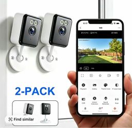 Brand new 2-Pack 3MP Wi-Fi Security Cameras for Home Monitoring, Smart WiFi Camera
