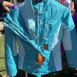 Blue 3 in one jacket