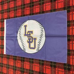 Brand New LSU Tigers Baseball Flag 