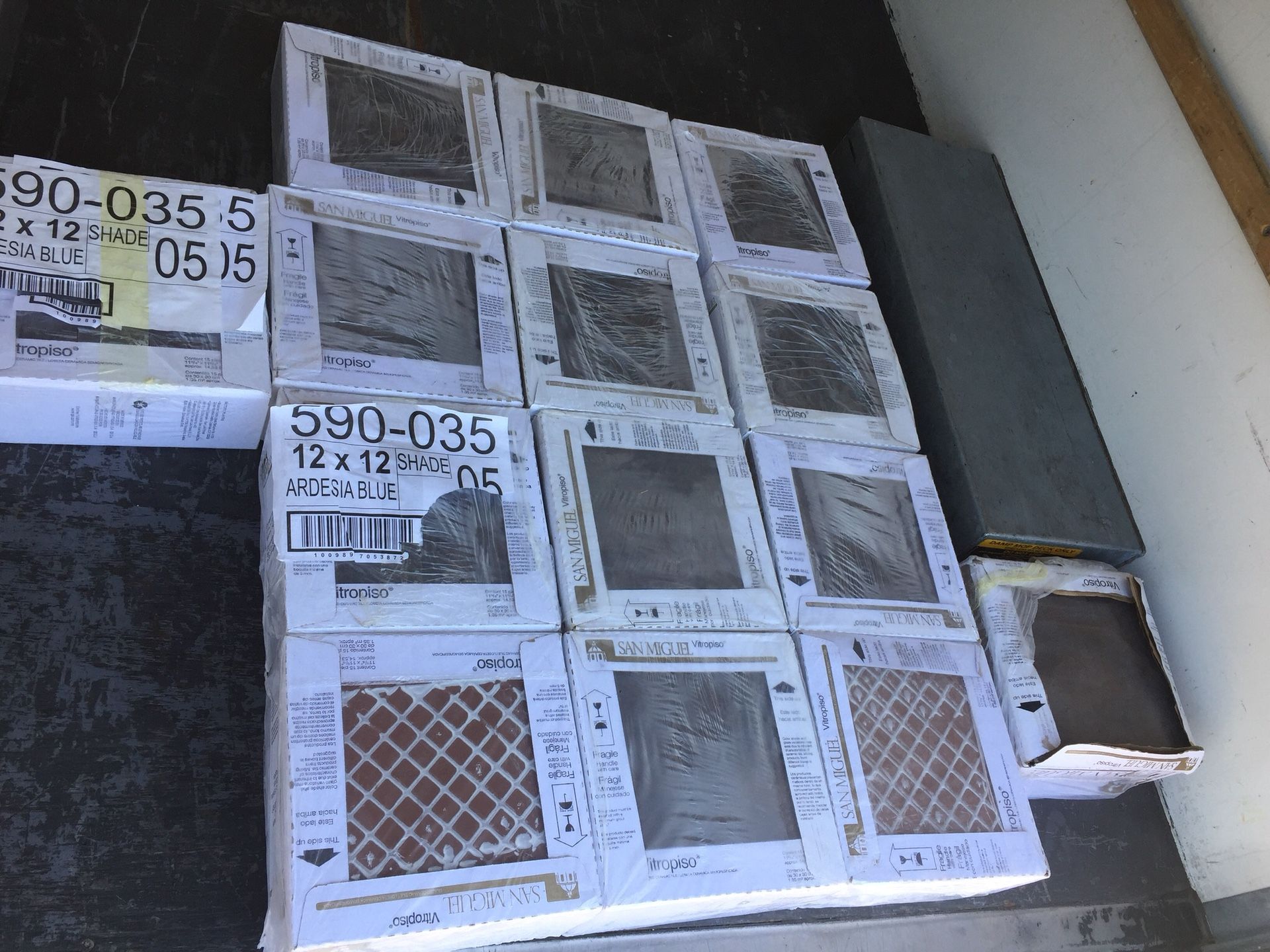 $0.48 per sq. ft. (12 x 12 San Miguel Ceramic Tile 210 sq.ft.)