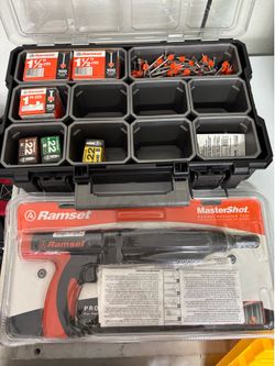 Nail gun for steel or concrete