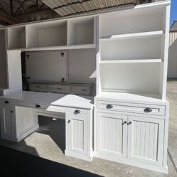 Custom TV Stand Cabinet Entertainment Center TV Lift Modern Rustic Farm House Barn Doors Console Handmade Restorations hardware Insp. Bookshelves 