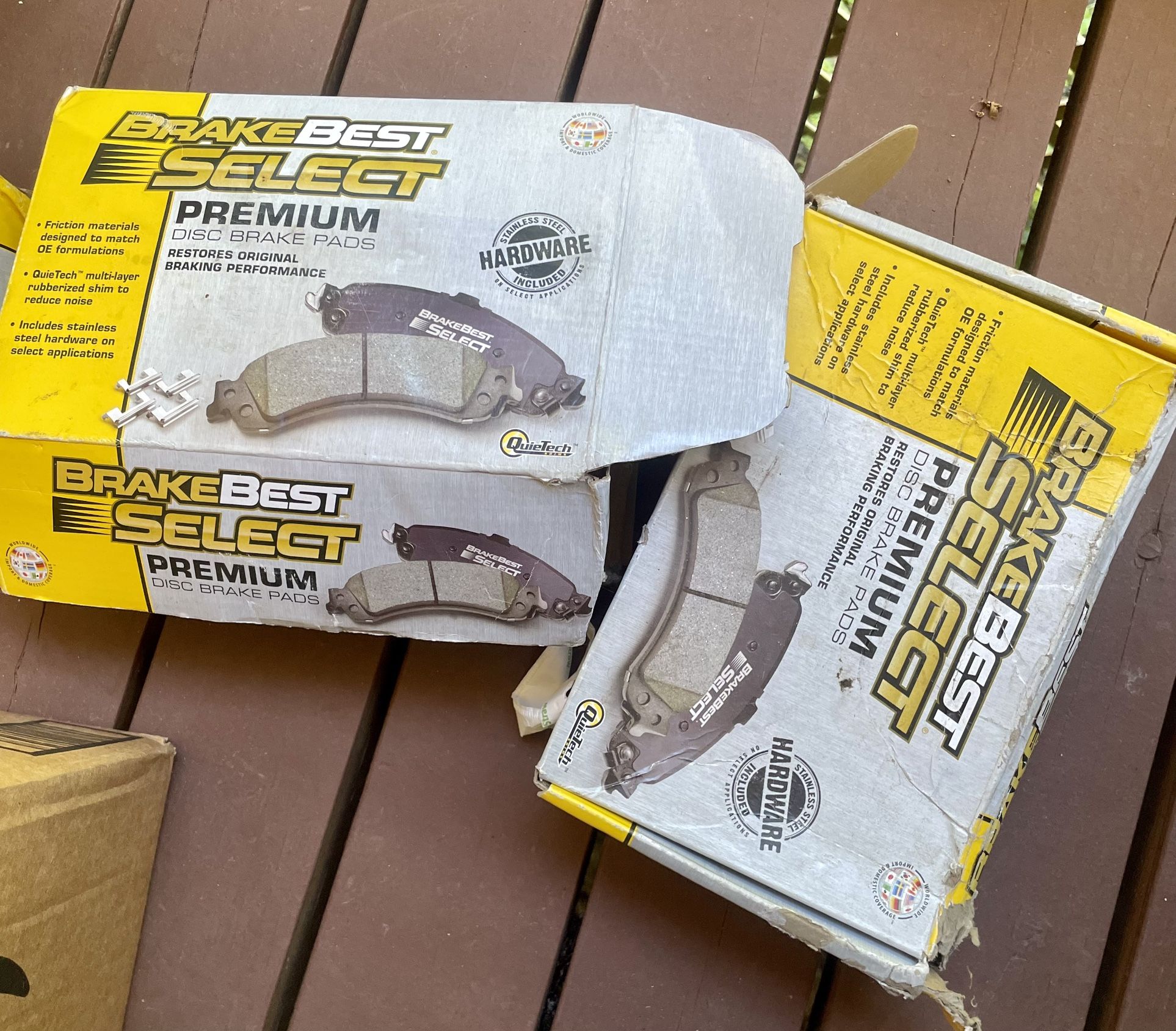 Front And Back Brand New In Box Brake Pads