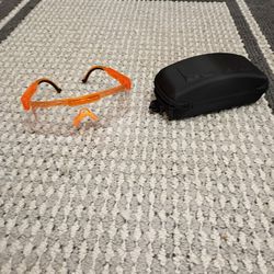 Pit Viper Clear Sunglasses W Case 