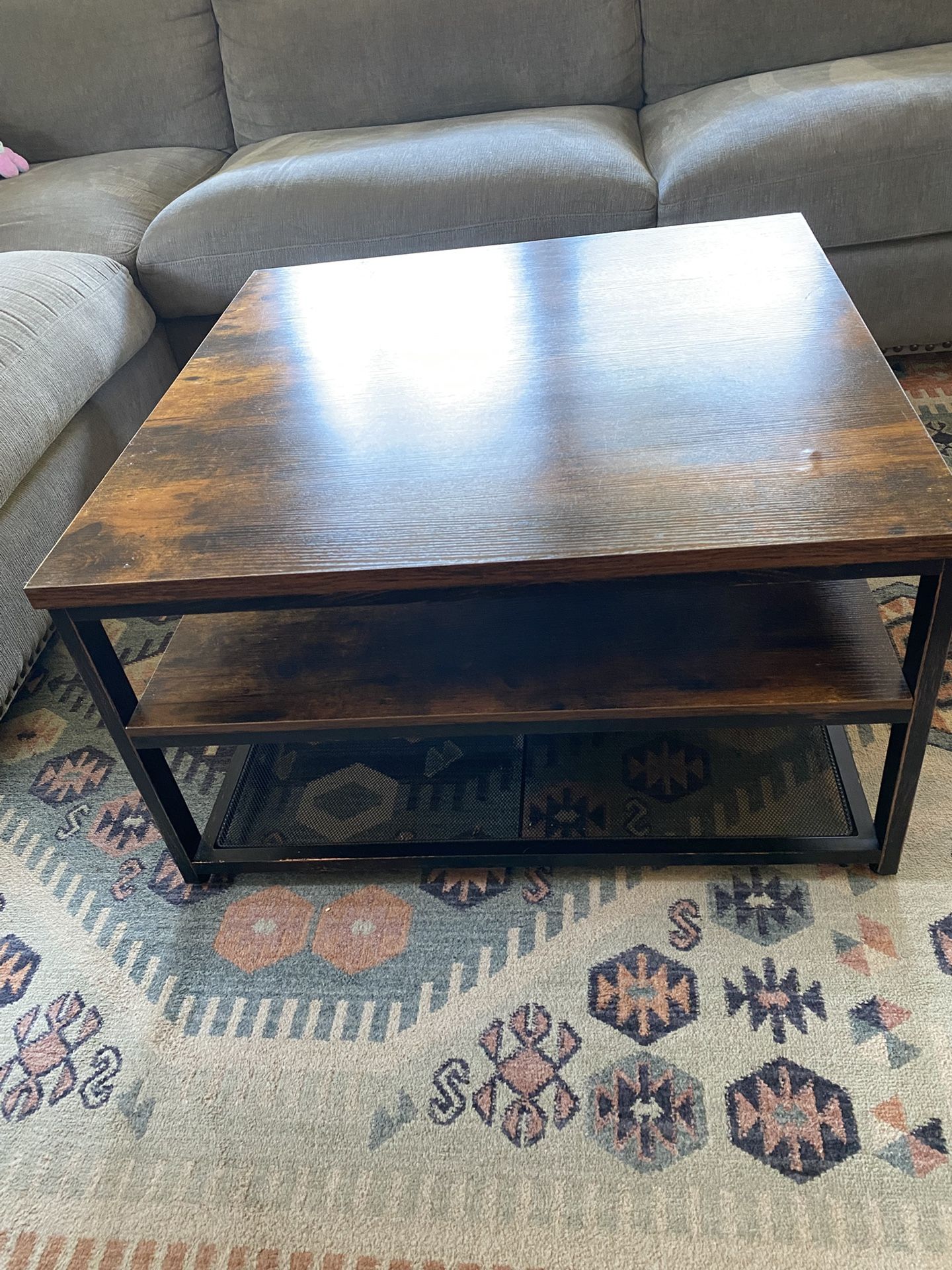 Square Wood Coffee Table
