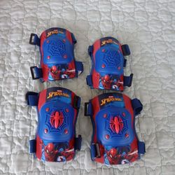 knee and elbow protecting pads marvel spider man