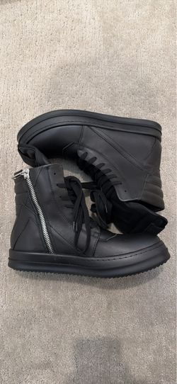 rick owen triple black geobasket