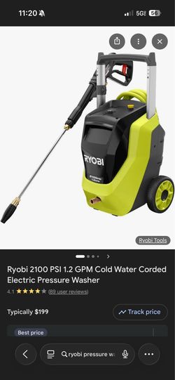 Ryobi 2100 psi pressure washer
