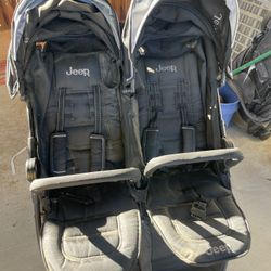 Jeep double stroller