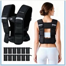 Up to 12lbs Men or Women’s Weighted Vest