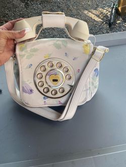 Betsey Johnson Rotary Phone Crossbody Bag