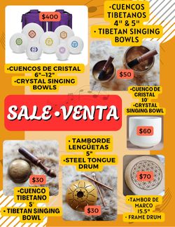 Singing Bowls, Drum,