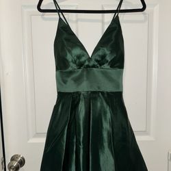 Emerald Green dress Corset Size 5