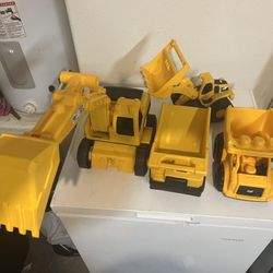 Original Cat construction - 3 pcs  Kids Toys : Dump truck, excavator and Bulldozer 