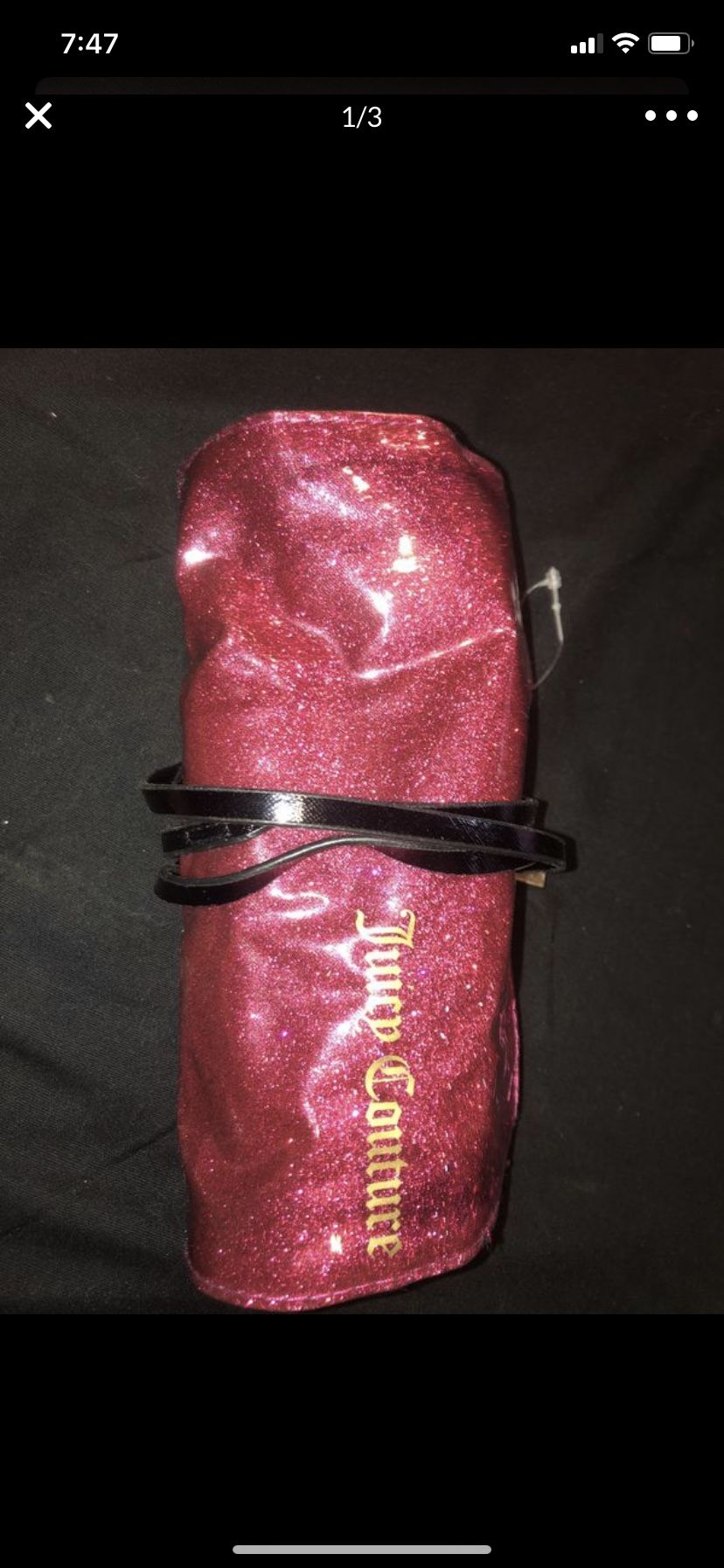 Juicy couture brush holder /makeup holder