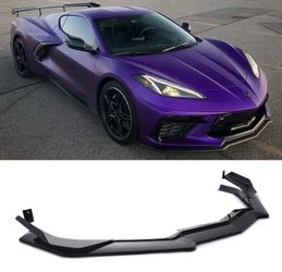 Chevrolet Corvette C8 2020-2026 W2 Style Front Bumper Lip Splitter