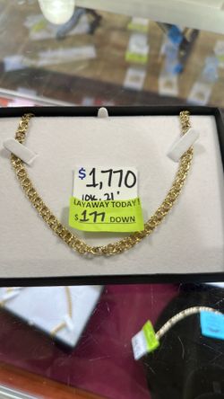 10k Chino link necklace for sale!