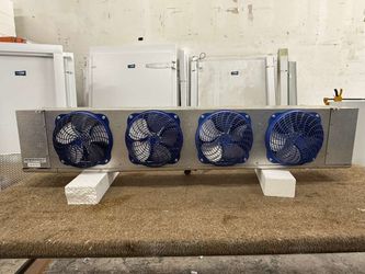 Evaporador de 4 ventiladores con valvula de expansion incluida