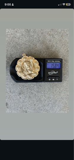 Jesus pendant 10k gold