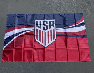 USA Soccer World Cup Game Flag Banner (59” × 35”)