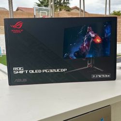 Asus Rog Swift Oled Pg32ucdp gaming monitor with 2yr Warranty 