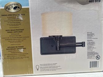 Hampton Bay Swing Arm Light