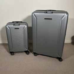 ✈️ Samsonite Element XLT 2-Pc Hardside Spinner Set - Light Grey