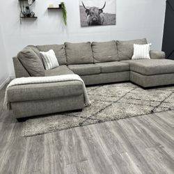 Gray Sectionals Couch - Free Delivery 