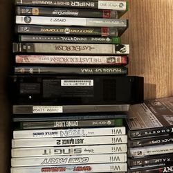 lots of games and some movies for sale