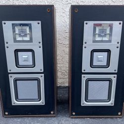 Rare Vintage Sony APM-X250 2-pc Speakers, Made in USA