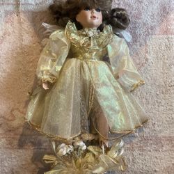 Vintage Collectible Porcelain Angel Doll