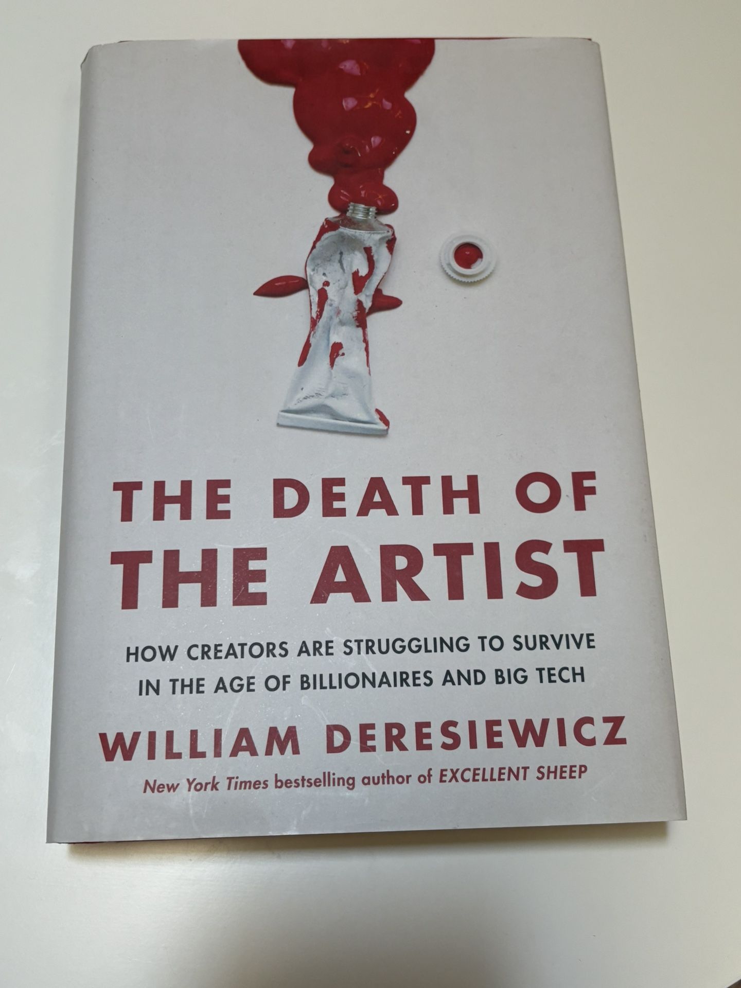 The Death Of The Artist William Deresiewicz