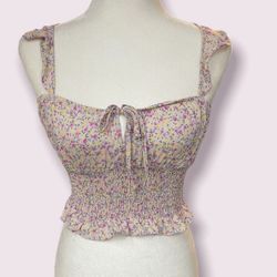 Pink Floral Top