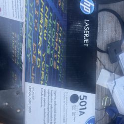 5 Brand New Hp 501 A And 502a Ink Cartridges
