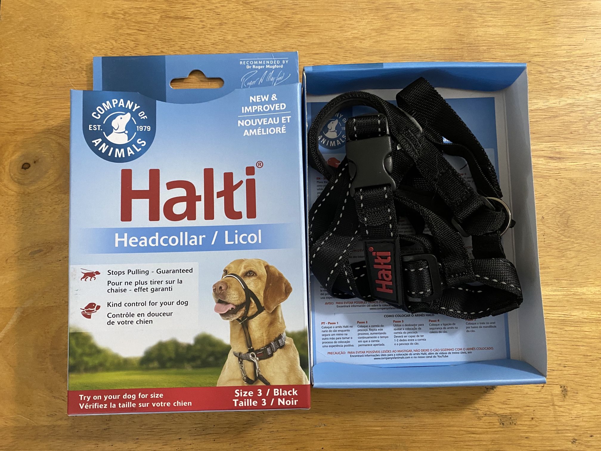Halti Headcollar Black Size 3