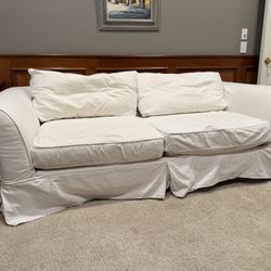 Crate And Barrel Slipcover Sleeper Sofa 