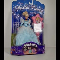 Vintage Disney Musical Princess Doll Cinderella 