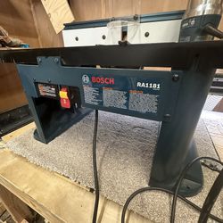 Bosch Router & Router Table