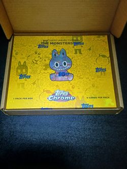 2025 Topps Chrome Labubu The Monsters Hobby Box New Factory Sealed