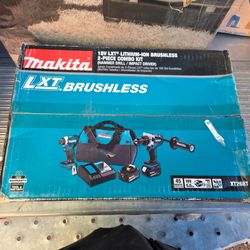 Brand new 18V LXT Lithium-Ion Brushless Cordless Combo Kit 5.0 Ah (2-Piece)