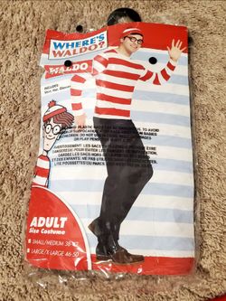 Where's Waldo? Halloween Costume! (Size: S/M)