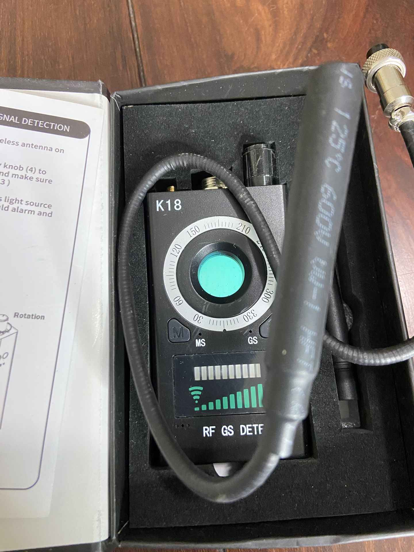 GPS Anti Spy RF Detector