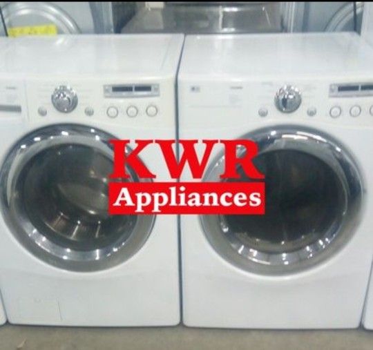 LG Front Load Washer Dryer Set With Warranty for Sale in Greenville, SC OfferUp