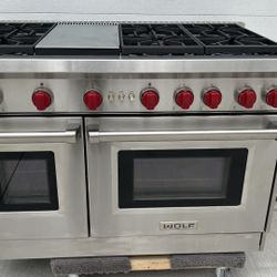 Wolf 48” Range with Griddle 