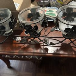 Black Candle Holder