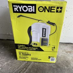 Ryobi 18V Back Pack Sprayer With Batt &charger 