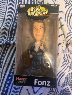NECA Happy Days The Fonz Handpainted Head Knockers Bobblehead Figure, NIB